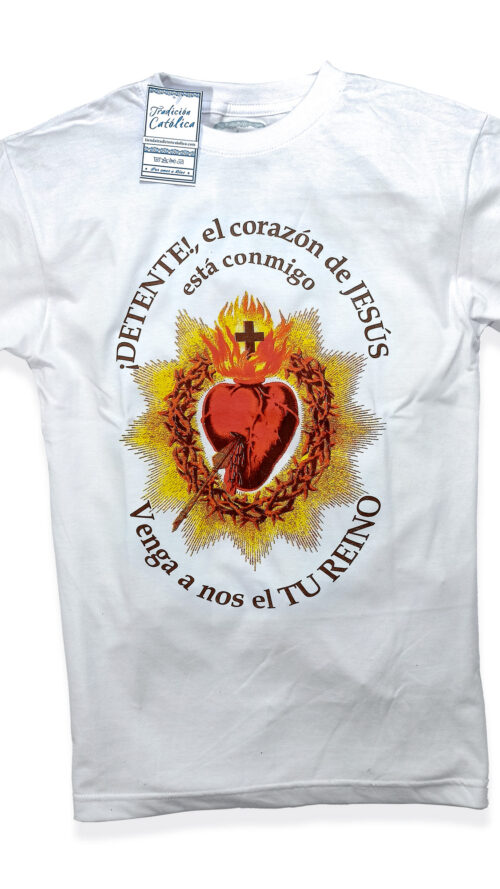 Camiseta (Detente) Sagrado Corazón de Jesús 9 Camiseta Sagrado Corazón de Jesús