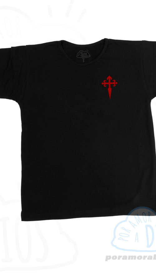 Camiseta-Negra-2000-x-2000-Santiago-Apostol-por-amor-a-Dios